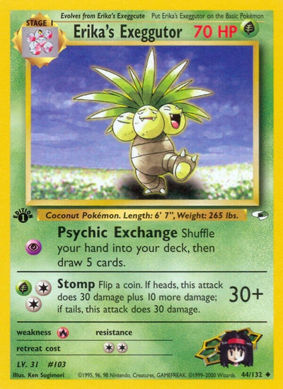 Erika's Exeggutor (044/132) (Gym Heroes)