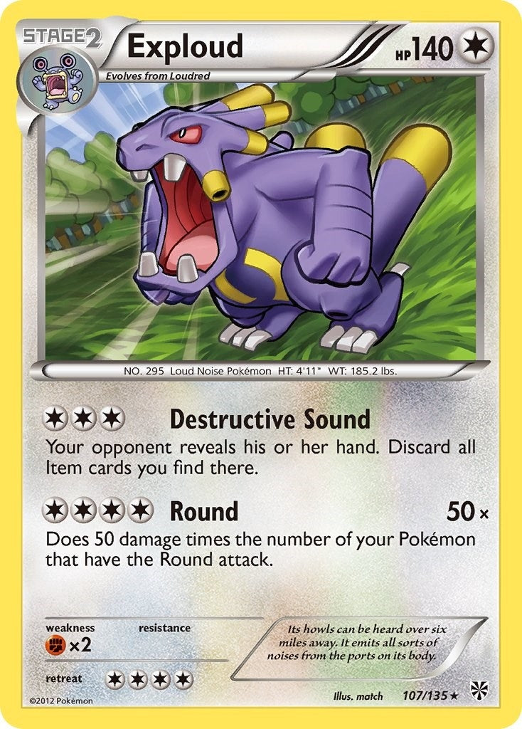 Image for Exploud (107/135) [Plasma Storm] - Pokemon