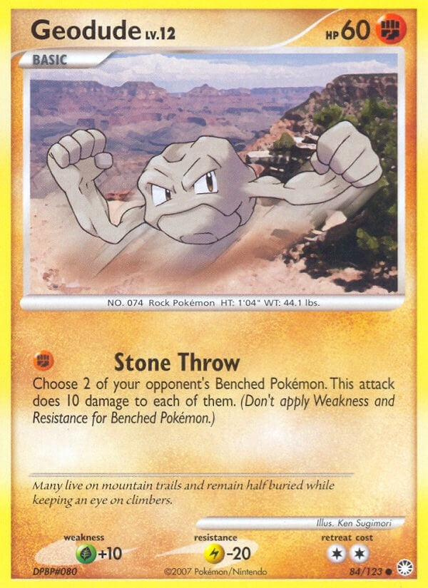 Image for Geodude (84/123) [Mysterious Treasures] - Pokemon