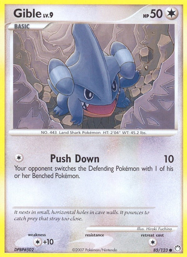 Image for Gible (85/123) [Mysterious Treasures] - Pokemon