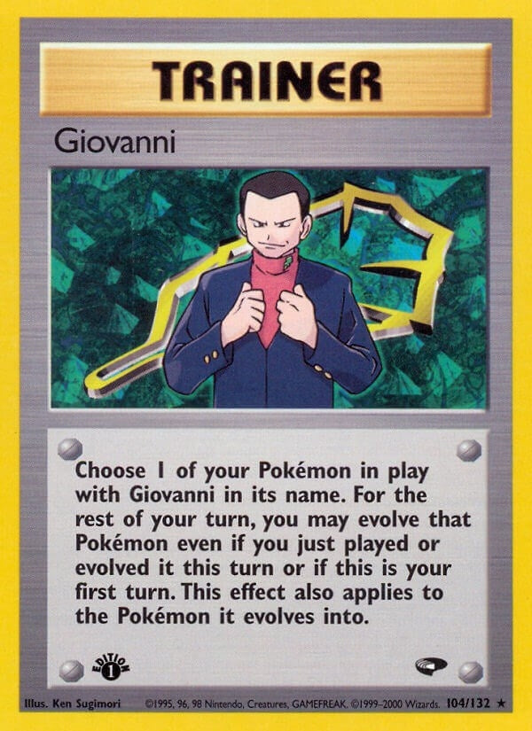 Image for Giovanni (104) (104/132) [Gym Challenge] - Pokemon