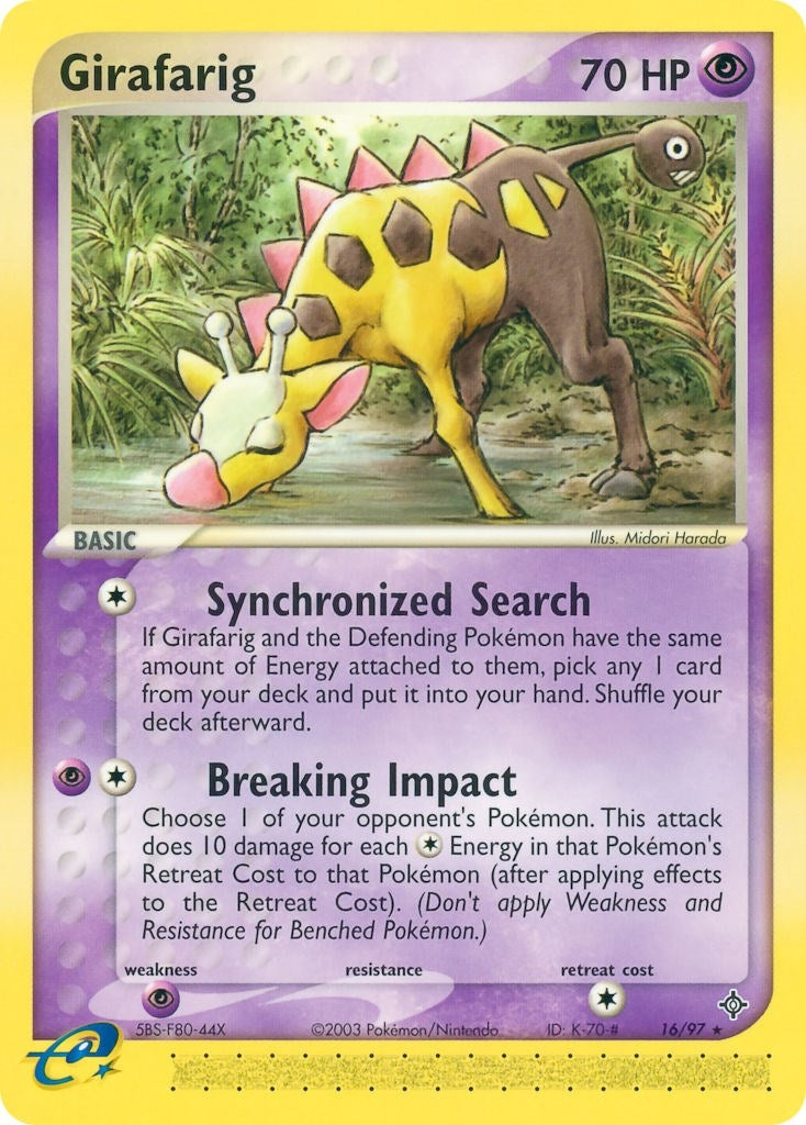 Image for Girafarig (16/97) [Dragon] - Pokemon