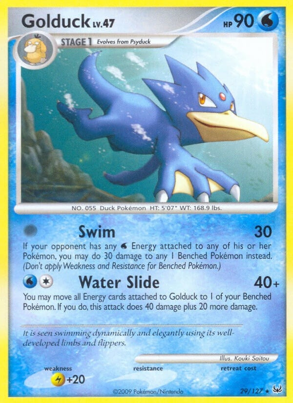 Image for Golduck (29/127) [Platinum] - Pokemon
