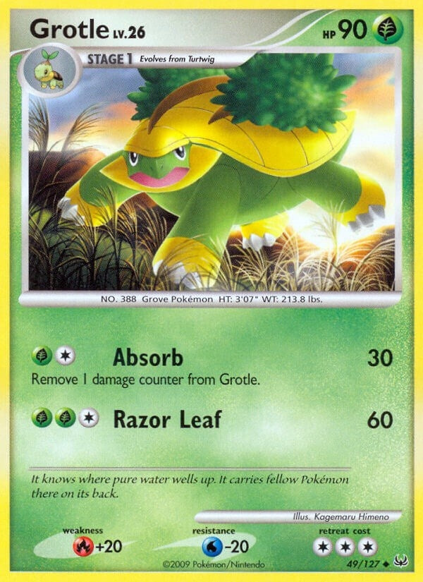 Image for Grotle (49/127) [Platinum] - Pokemon