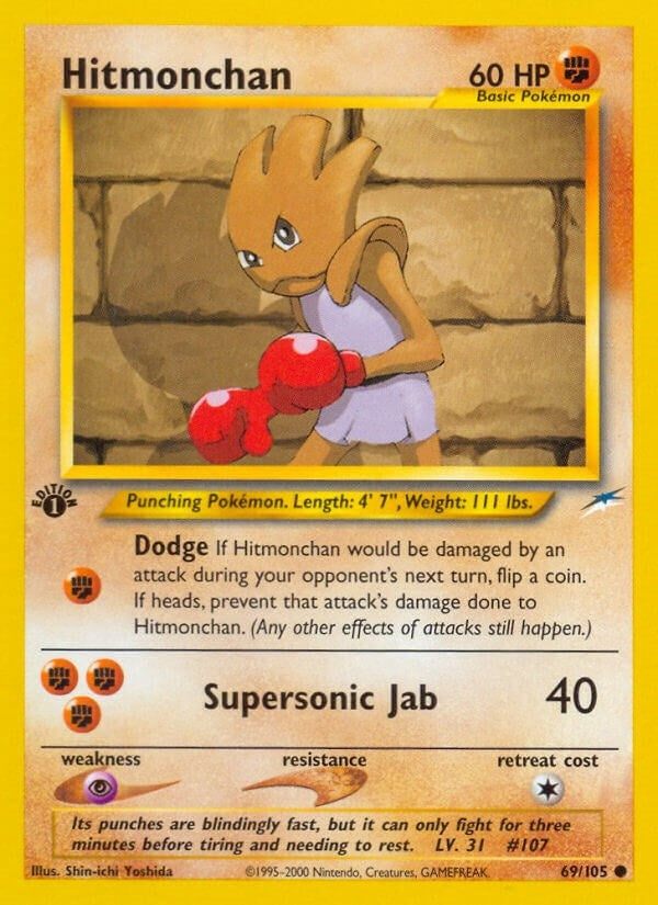 Image for Hitmonchan (069/105) [Neo Destiny] - Pokemon