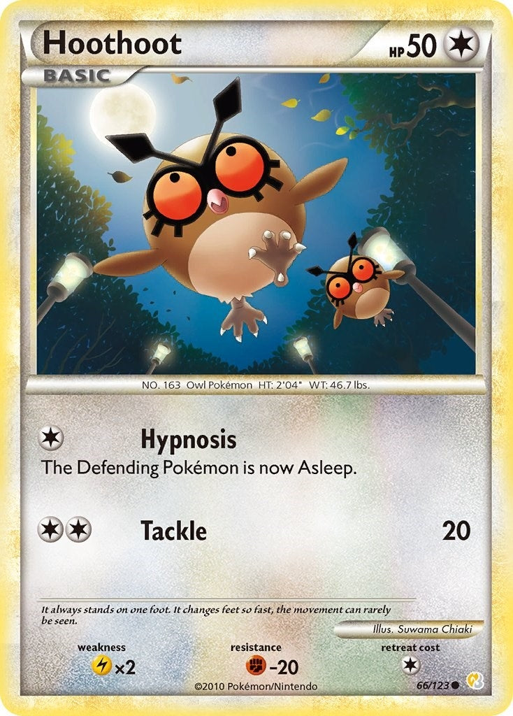Image for Hoothoot (66/123) [HeartGold SoulSilver] - Pokemon