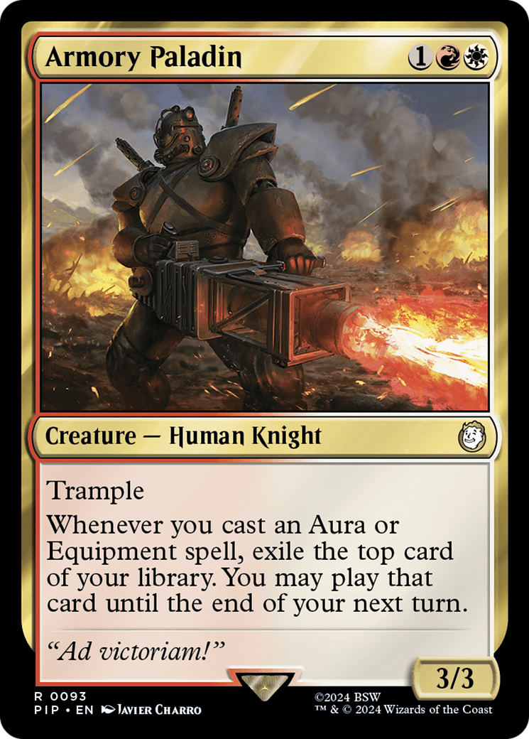 Armory Paladin (93) [Universes Beyond: Fallout]