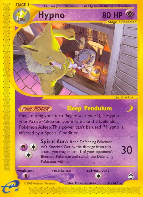 Image for Hypno (016/147) [Aquapolis] - Pokemon