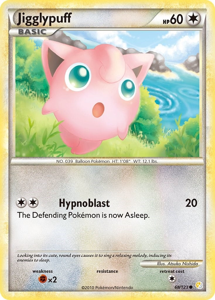 Image for Jigglypuff (68/123) [HeartGold SoulSilver] - Pokemon