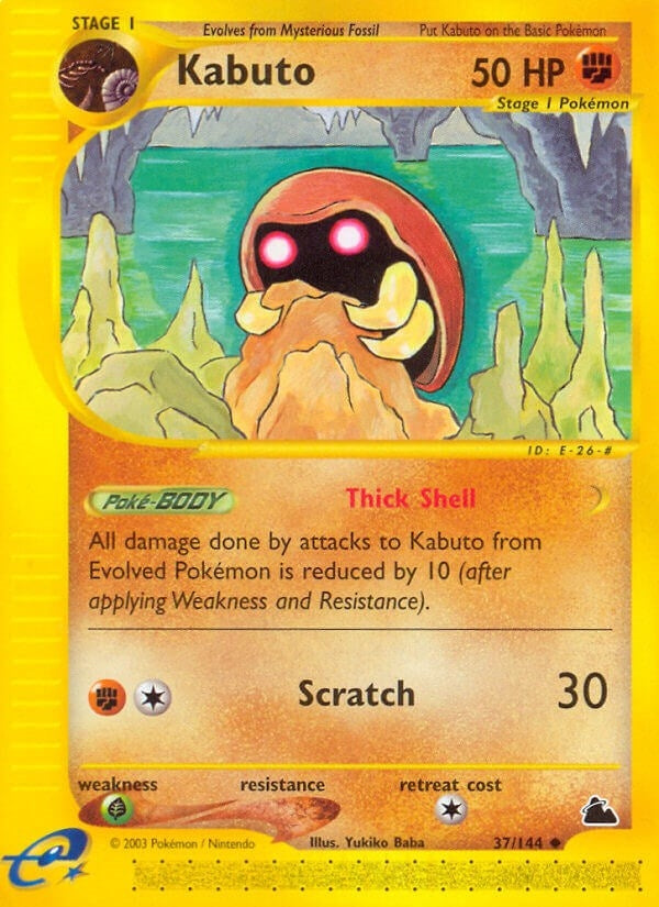 Image for Kabuto (037/144) [Skyridge] - Pokemon