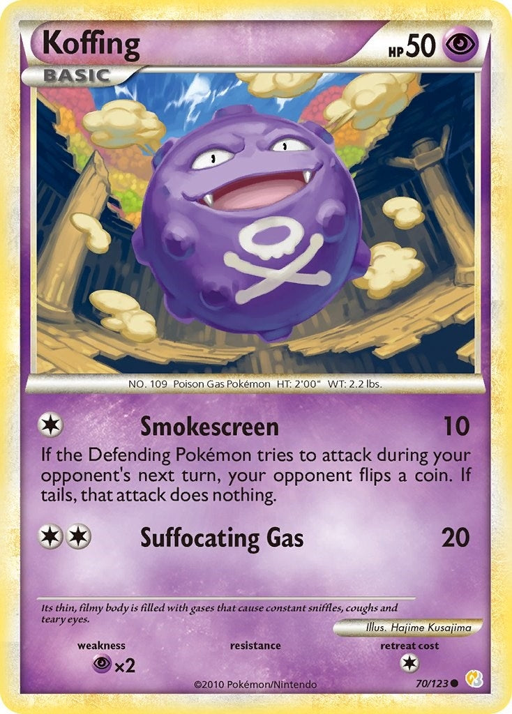 Image for Koffing (70/123) [HeartGold SoulSilver] - Pokemon