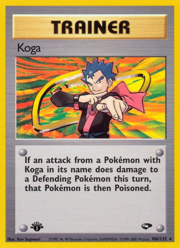 Image for Koga (106) (106/132) [Gym Challenge] - Pokemon