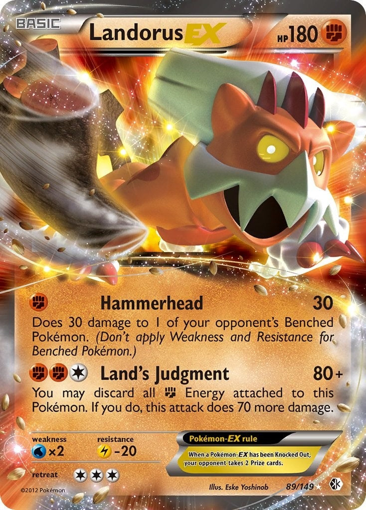 Image for Landorus EX (89/149) [Boundaries Crossed] - Pokemon