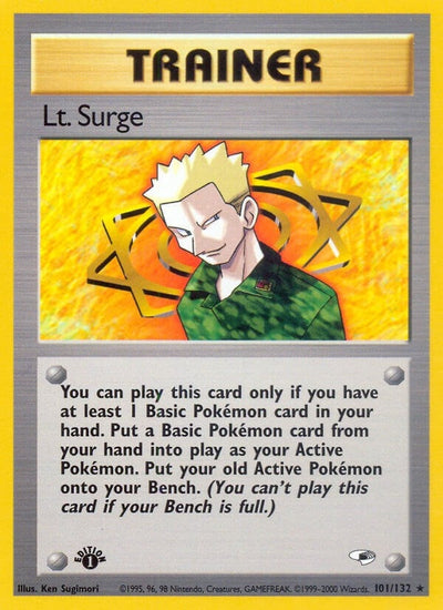 Lt. Surge (101) (101/132) (Gym Heroes)