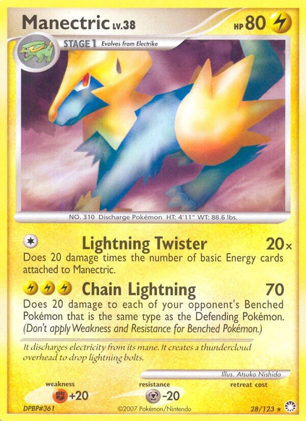 Image for Manectric (28/123) [Mysterious Treasures] - Pokemon
