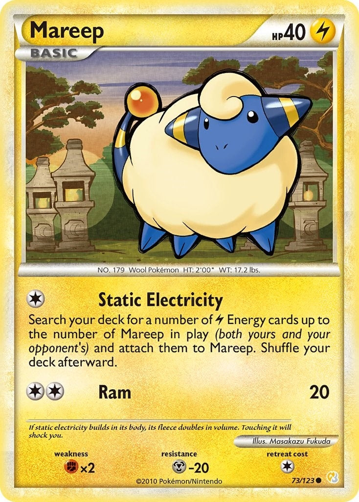 Image for Mareep (73/123) [HeartGold SoulSilver] - Pokemon