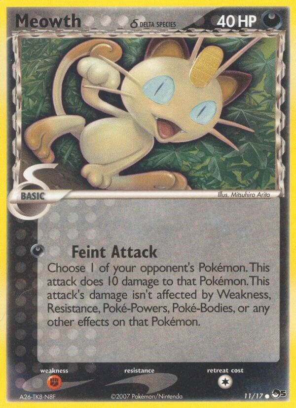 Image for Meowth (Delta Species) (011/017) [POP Series 5] - Pokemon
