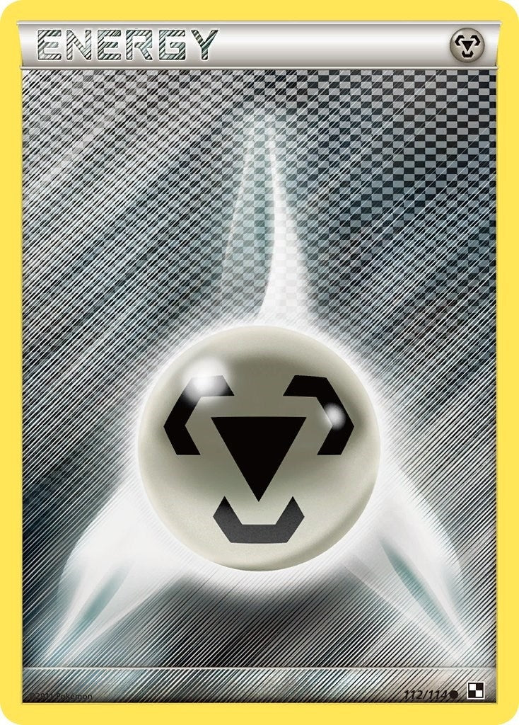 Image for Metal Energy (Basic) (112/114) [Black and White] - Pokemon