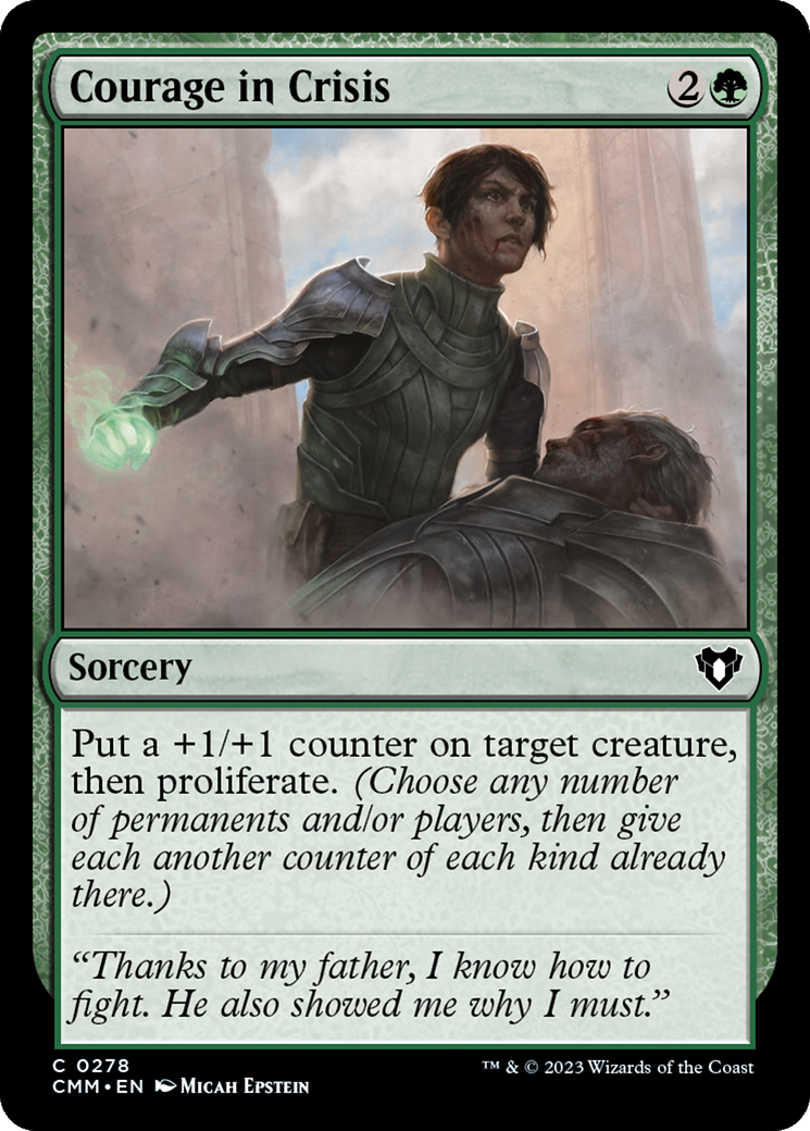 Courage in Crisis (278) [Commander Masters]