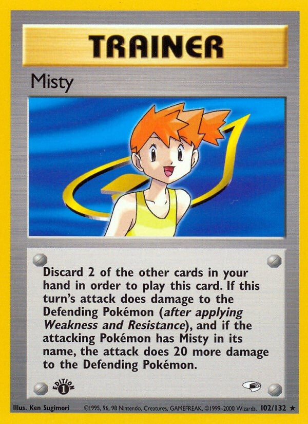 Image for Misty (102) (102/132) [Gym Heroes] - Pokemon