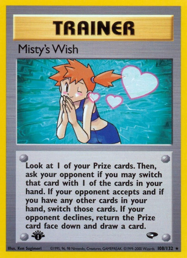 Image for Misty's Wish (108/132) [Gym Challenge] - Pokemon