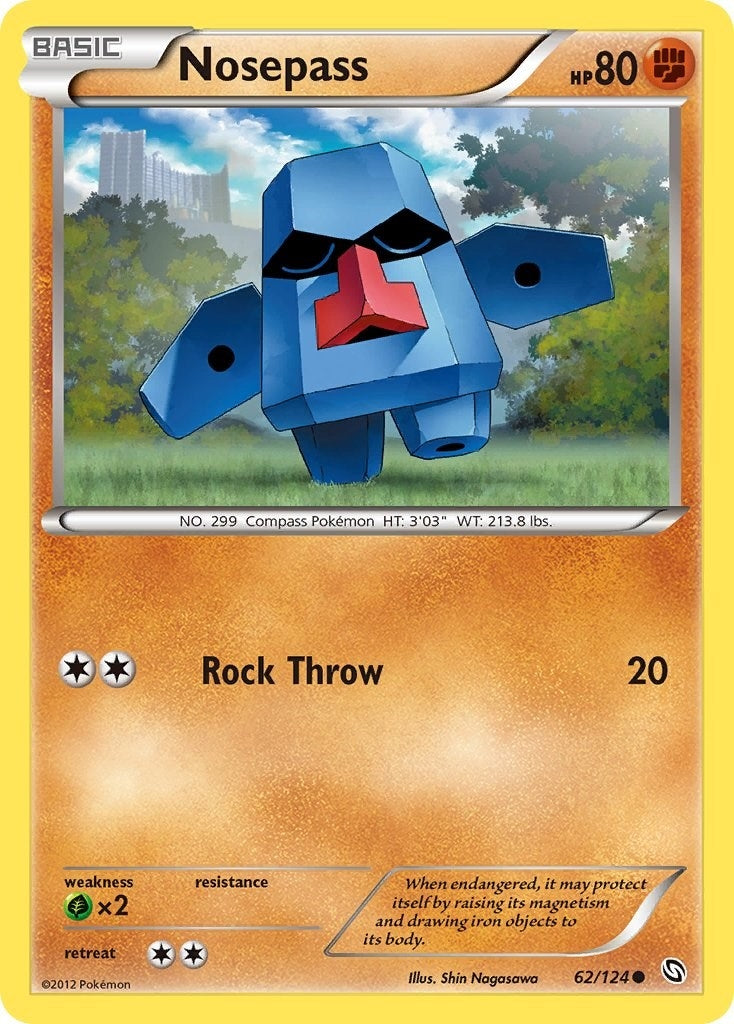 Image for Nosepass (62/124) [Dragons Exalted] - Pokemon