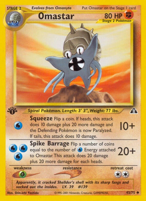 Image for Omastar (43/75) [Neo Discovery] - Pokemon