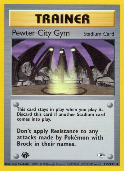 Pewter City Gym (115/132) (Gym Heroes)