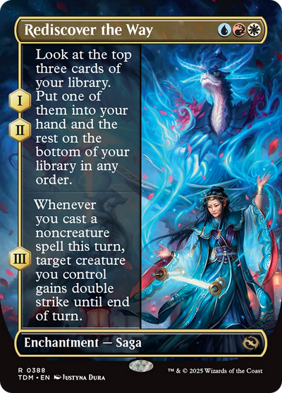 Rediscover the Way (Borderless) (388) (Tarkir: Dragonstorm)