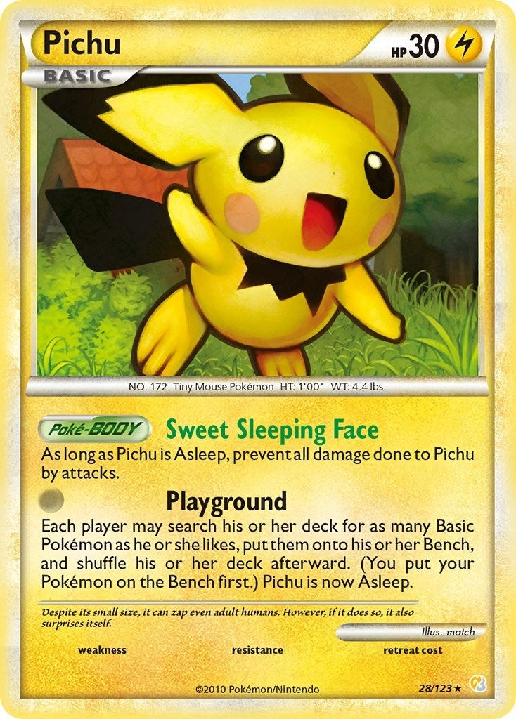 Image for Pichu (28/123) [HeartGold SoulSilver] - Pokemon