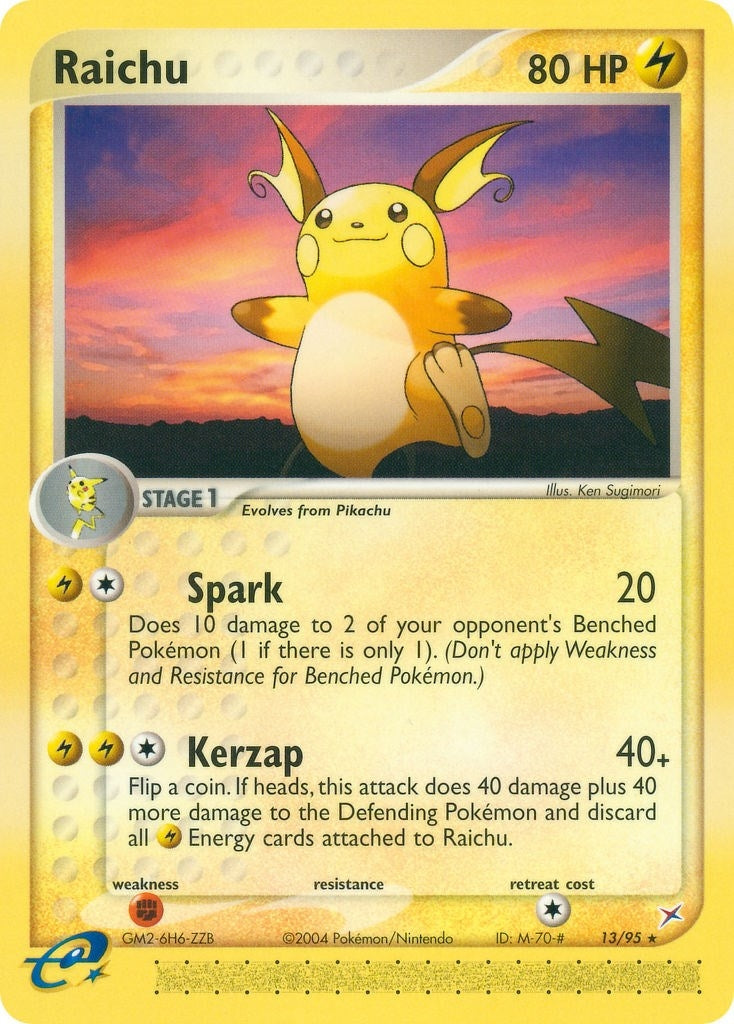 Image for Raichu (13/95) [Team Magma vs Team Aqua] - Pokemon