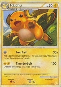 Image for Raichu (#19 Non-Holo) (19/30) [HGSS Trainer Kit: Gyarados & Raichu] - Pokemon
