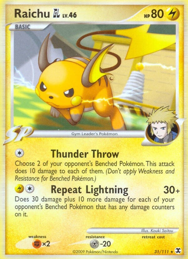 Image for Raichu GL (31/111) [Rising Rivals] - Pokemon