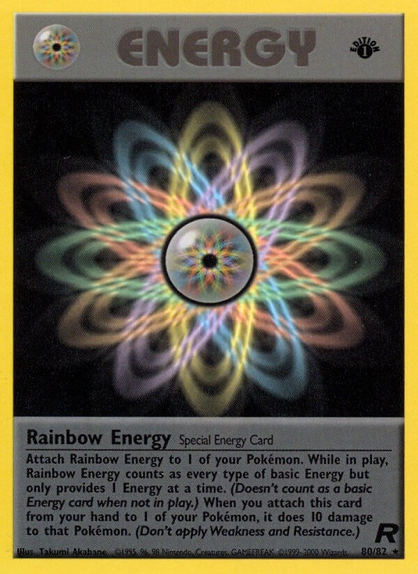 Rainbow Energy (80) (80/82) [Team Rocket]