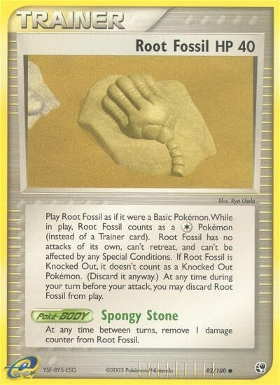 Image for Root Fossil (92/100) [Sandstorm] - Pokemon