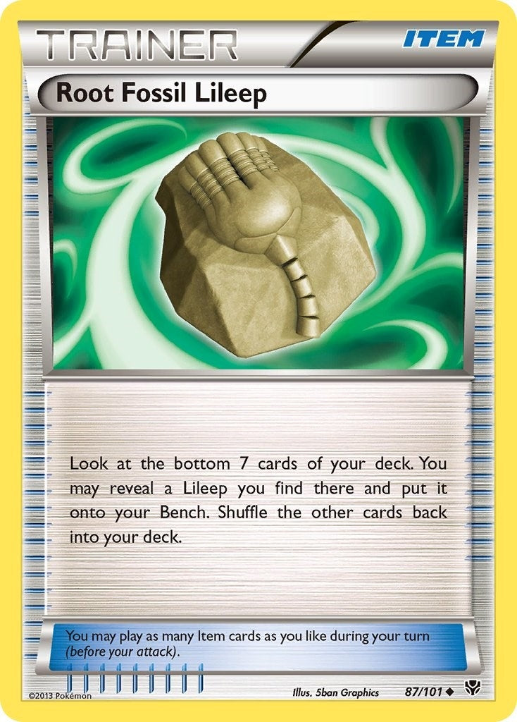 Image for Root Fossil Lileep (87/101) [Plasma Blast] - Pokemon