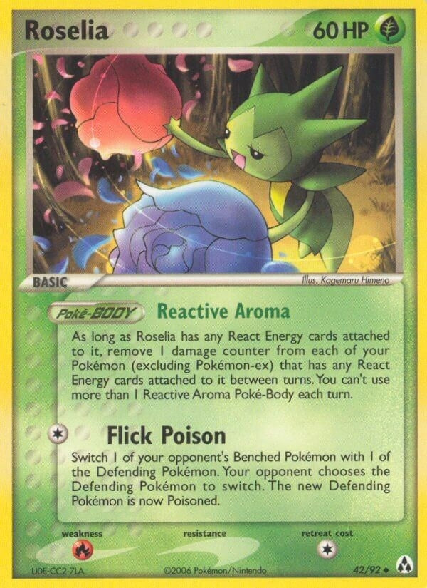 Image for Roselia (42/92) [Legend Maker] - Pokemon
