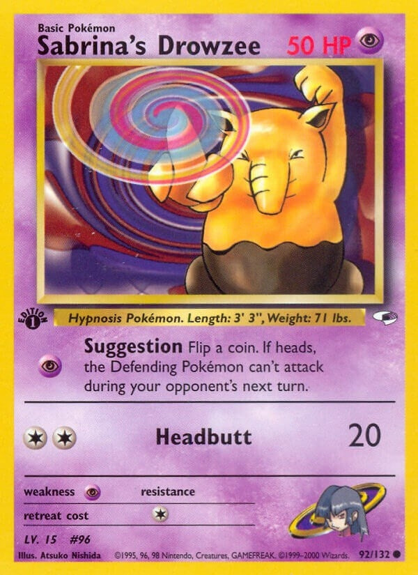 Image for Sabrina's Drowzee (092/132) [Gym Heroes] - Pokemon