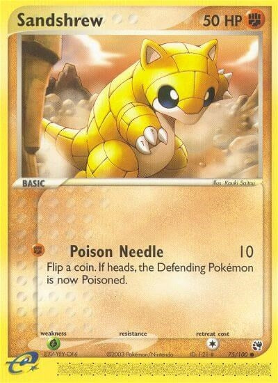 Image for Sandshrew (75/100) [Sandstorm] - Pokemon