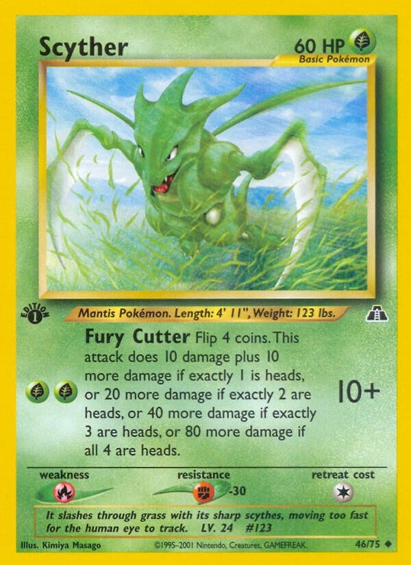Scyther (46/75) (Neo Discovery)
