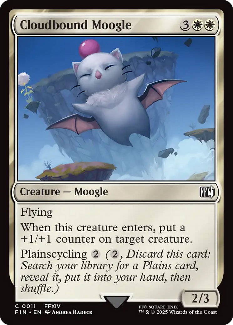 Cloudbound Moogle (11) (FINAL FANTASY)