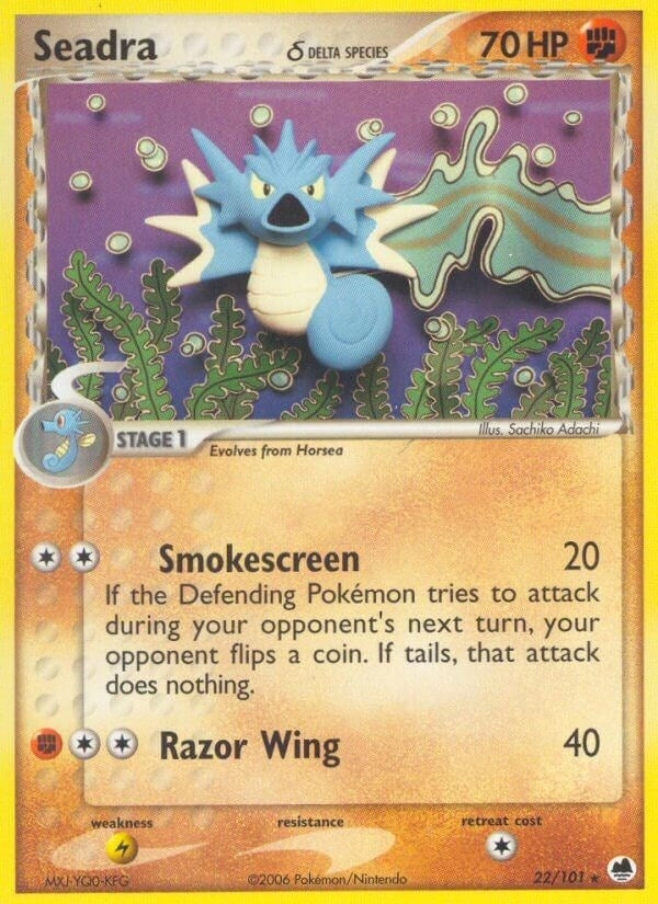 Image for Seadra - 022/101 (Delta Species) (22/101) [Dragon Frontiers] - Pokemon