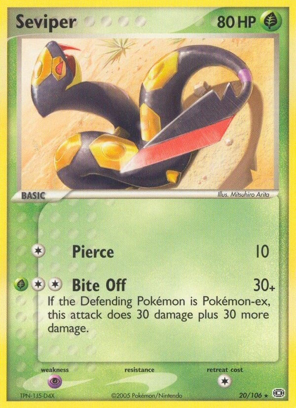 Image for Seviper (20/106) [Emerald] - Pokemon
