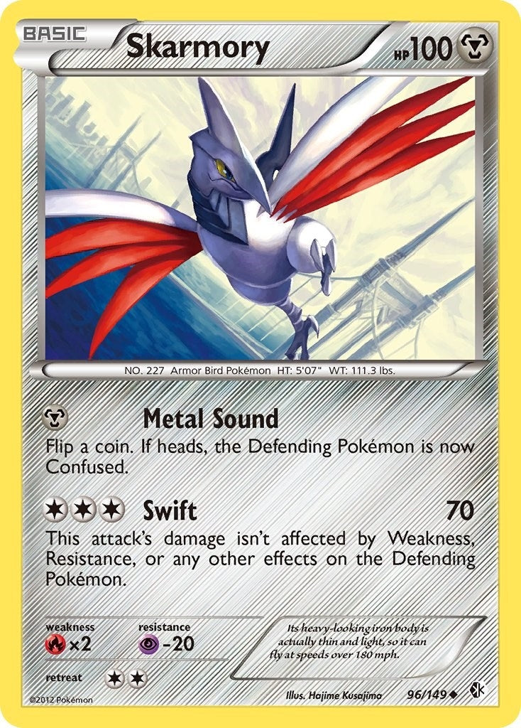 Image for Skarmory (96) (96/149) [Boundaries Crossed] - Pokemon