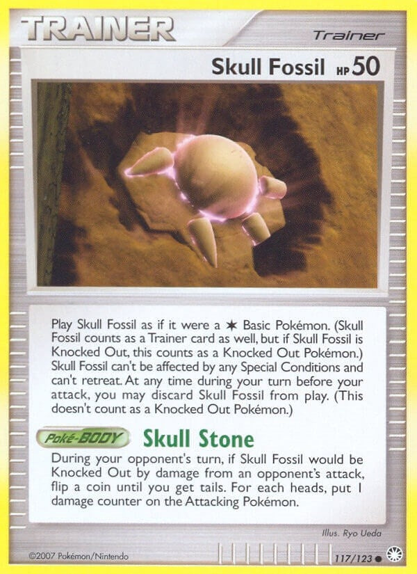 Image for Skull Fossil (117/123) [Mysterious Treasures] - Pokemon