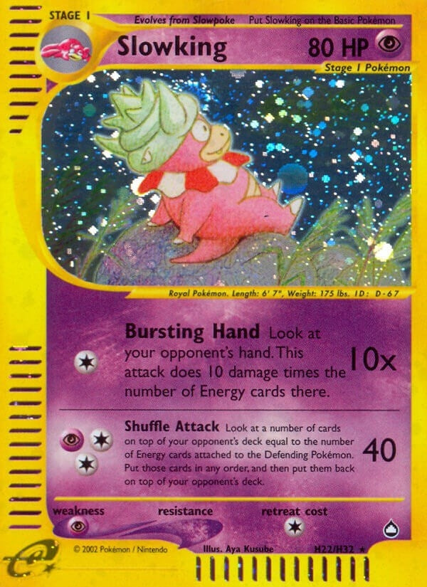 Image for Slowking (H22) (H22/H32) [Aquapolis] - Pokemon