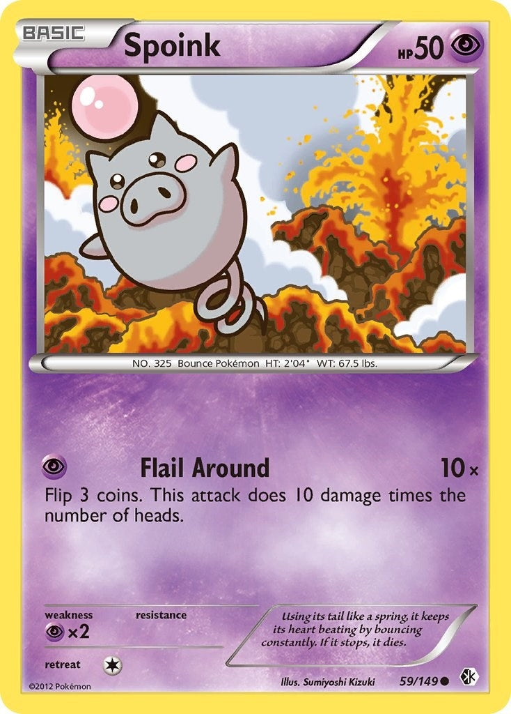 Image for Spoink (59/149) [Boundaries Crossed] - Pokemon