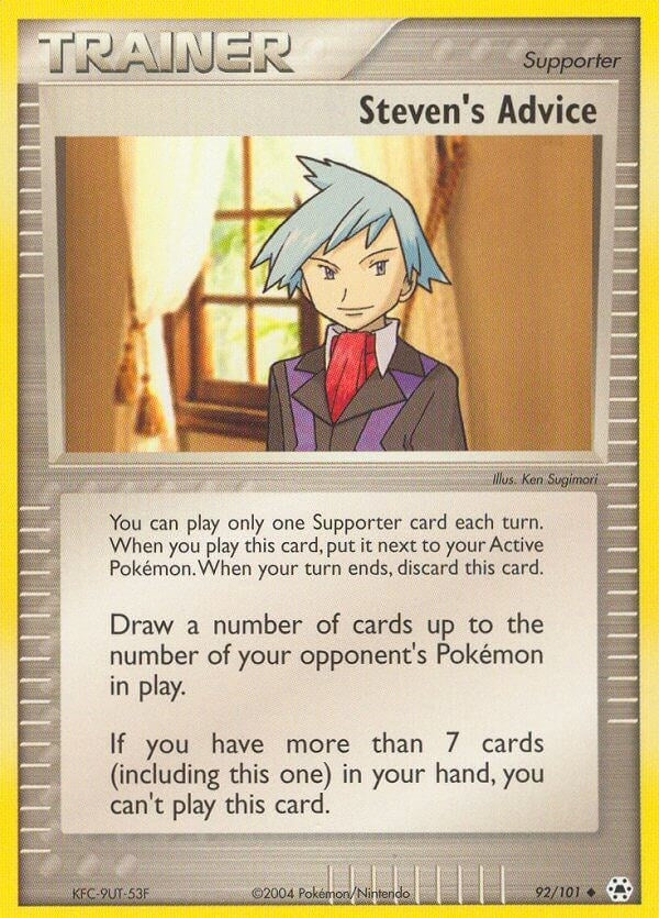 Image for Steven's Advice (92/101) [Hidden Legends] - Pokemon