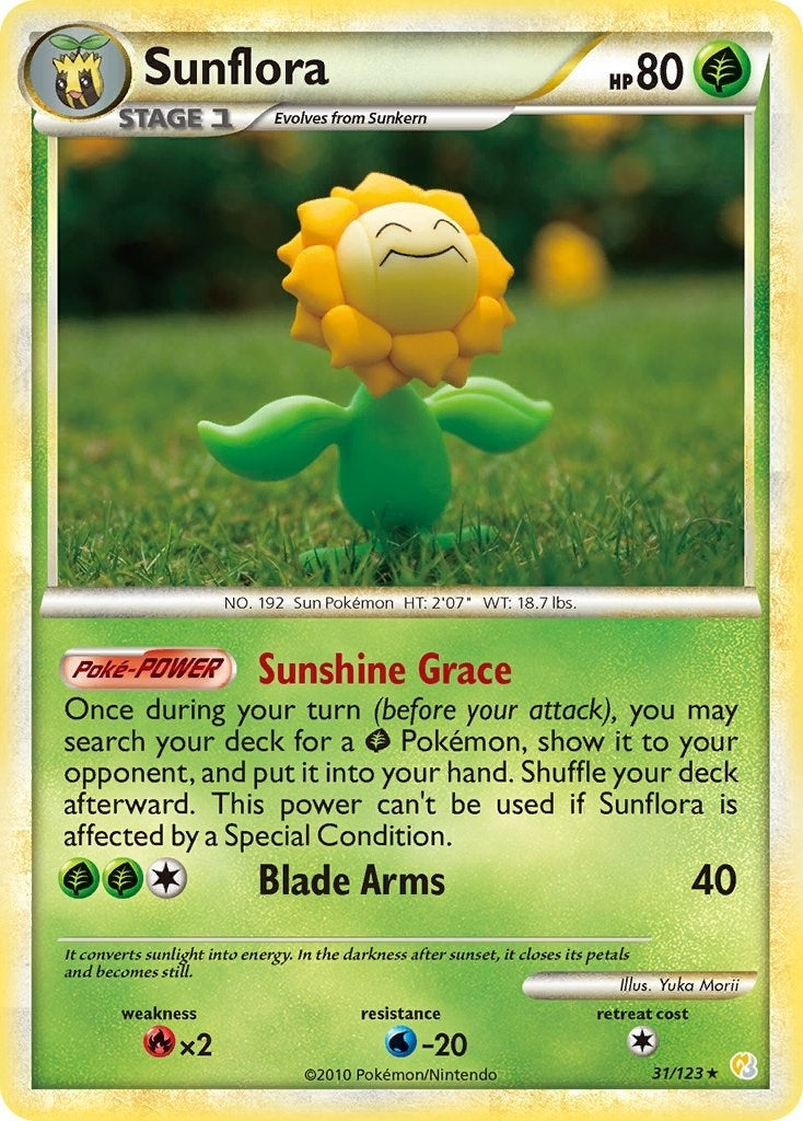 Image for Sunflora (31/123) [HeartGold SoulSilver] - Pokemon