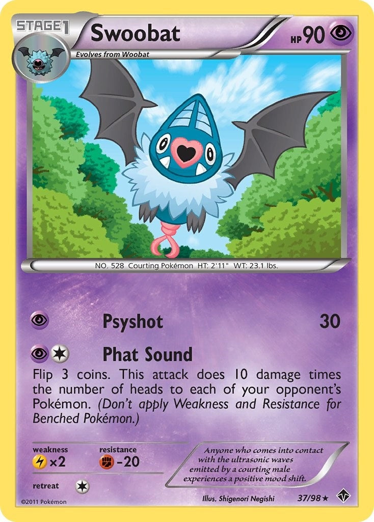 Image for Swoobat (37/98) [Emerging Powers] - Pokemon